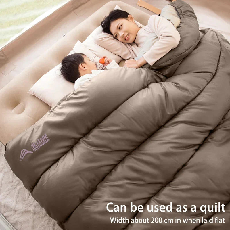 Sleeping Bag Extra-Wide 100 cm 4-Season & Lightweight