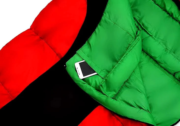 Sleeping Bag Hooded Mummy Waterproof Polyester Rated To 5°F