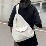 Sling Backpack Adjustable Strap Multiple Compartments