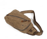 Sling Backpack Canvas Multiple Compartments Compact Carry