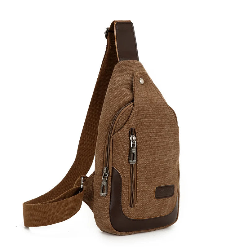 Sling Backpack Ergonomic Fit Adjustable Strap Multiple Compartments