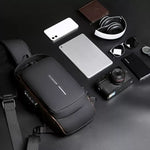 Sling Bag Anti-Theft Combination Lock USB Charging Port