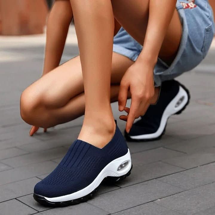 Slip-On Shoes for Women Arch Support Non-Slip Sole
