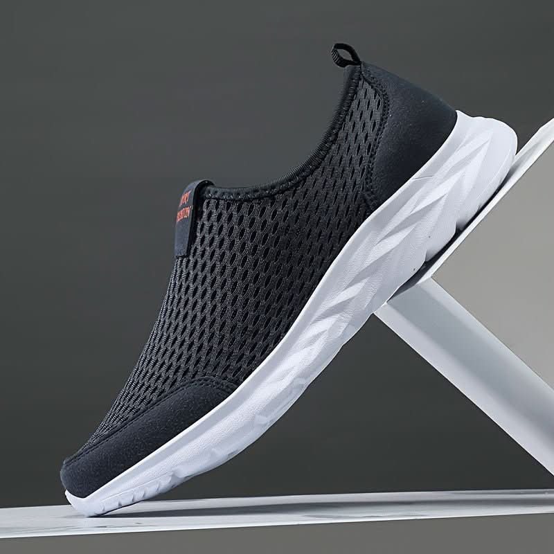 Slip-On Sneakers Breathable Mesh Lightweight Flexible Fit