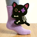 Slipper Socks Fleece Warmth Non-Slip Grip Soles 3D Animal Designs