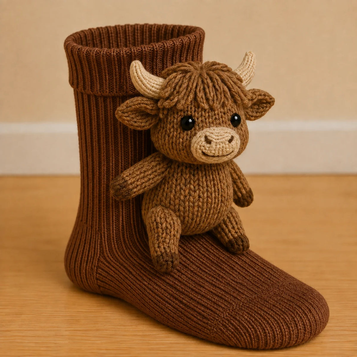 Slipper Socks Fleece Warmth Non-Slip Grip Soles 3D Animal Designs
