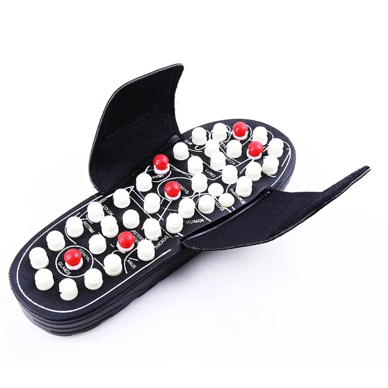 Slippers Acupressure Rotating Massage Nodes Slip-On