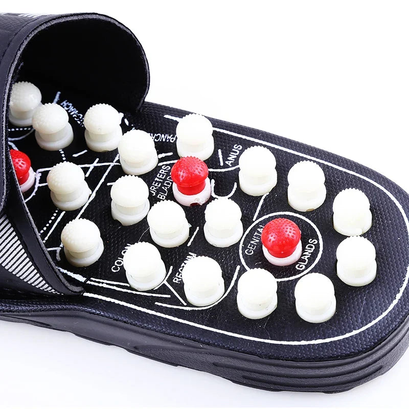 Slippers Acupressure Rotating Massage Nodes Slip-On