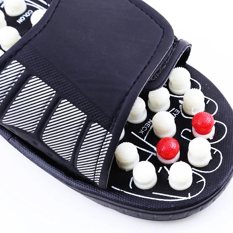 Slippers Acupressure Rotating Massage Nodes Slip-On