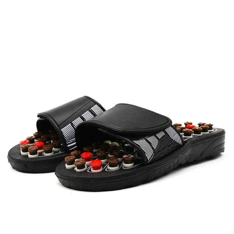Slippers Acupressure Rotating Massage Nodes Slip-On