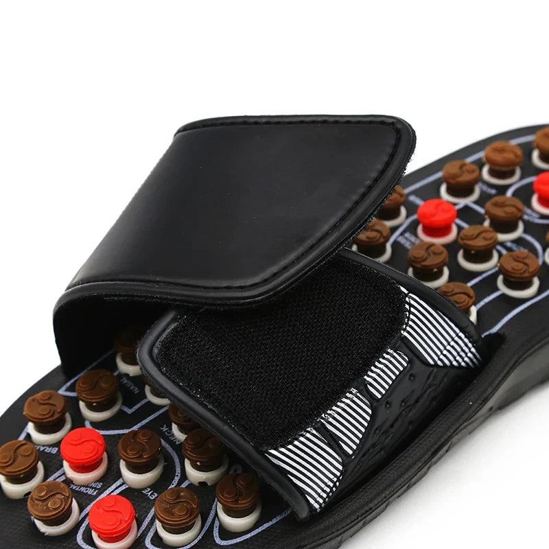 Slippers Acupressure Rotating Massage Nodes Slip-On