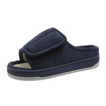 Slippers Extra-Wide Adjustable Open-Toe Pressure-Relieving Insole