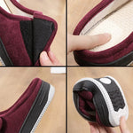Slippers Extra-Wide Adjustable Open-Toe Pressure-Relieving Insole