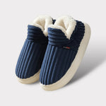 Slippers Fluffy Lining Orthopedic Fit Non-Slip Sole