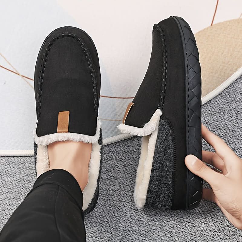 Slippers Synthetic Wool Warm Loafer Design Machine Washable