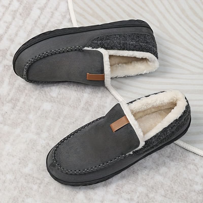 Slippers Synthetic Wool Warm Loafer Design Machine Washable