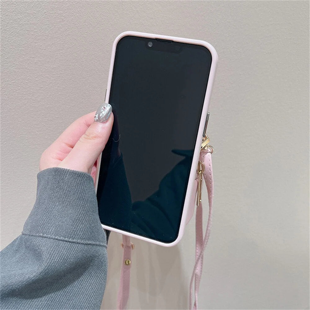 Smartphone Case Coin Pocket Crossbody Strap