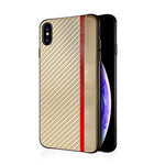 Smartphone Case PU Leather Carbon Fiber Texture Scratch & Shock Protection