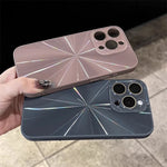 Smartphone Case Reflective Aurora Design Full Coverage Slim Fit