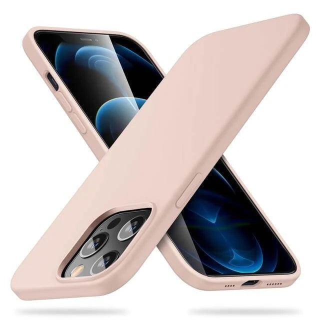Smartphone Case Silicone Shock-Resistant Raised Edge Protection