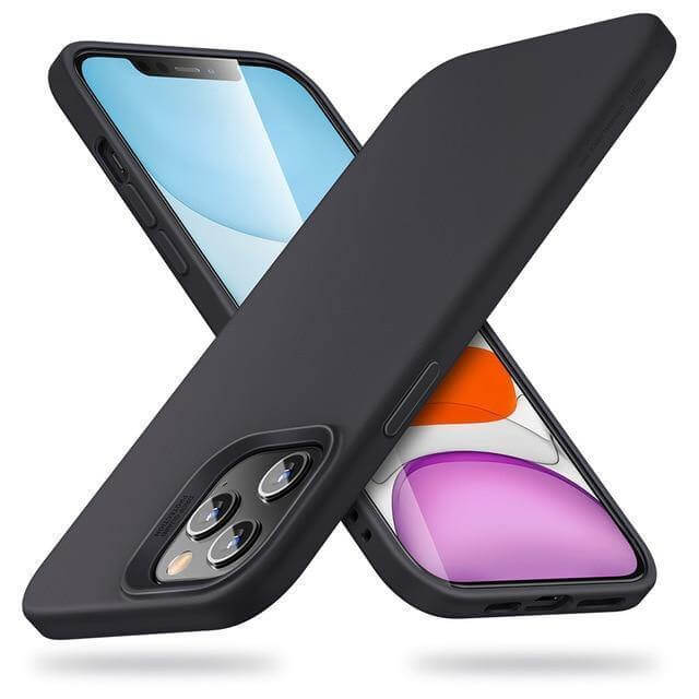 Smartphone Case Silicone Shock-Resistant Raised Edge Protection