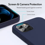 Smartphone Case Silicone Shock-Resistant Raised Edge Protection