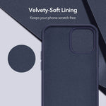 Smartphone Case Silicone Shock-Resistant Raised Edge Protection