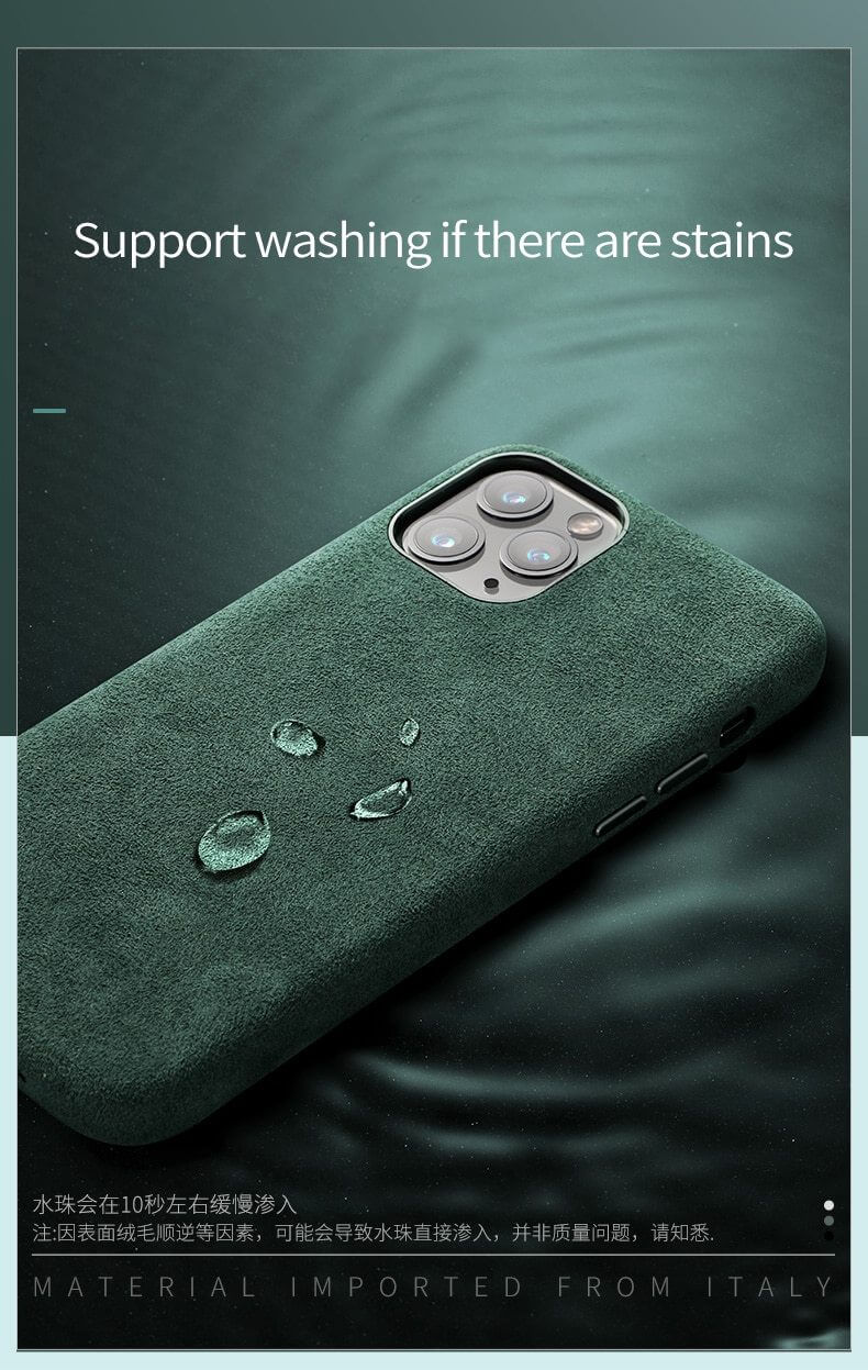 Smartphone Case Soft-Touch Wireless Charging Raised Camera Protection