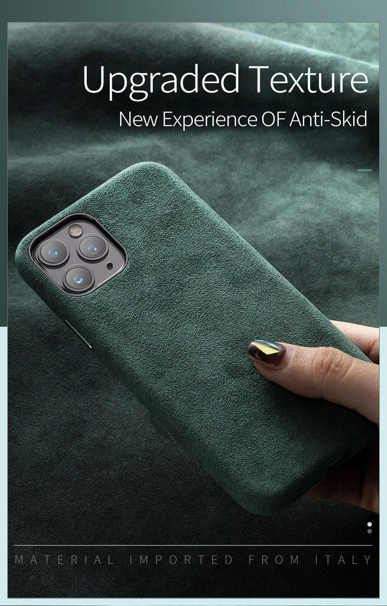 Smartphone Case Soft-Touch Wireless Charging Raised Camera Protection