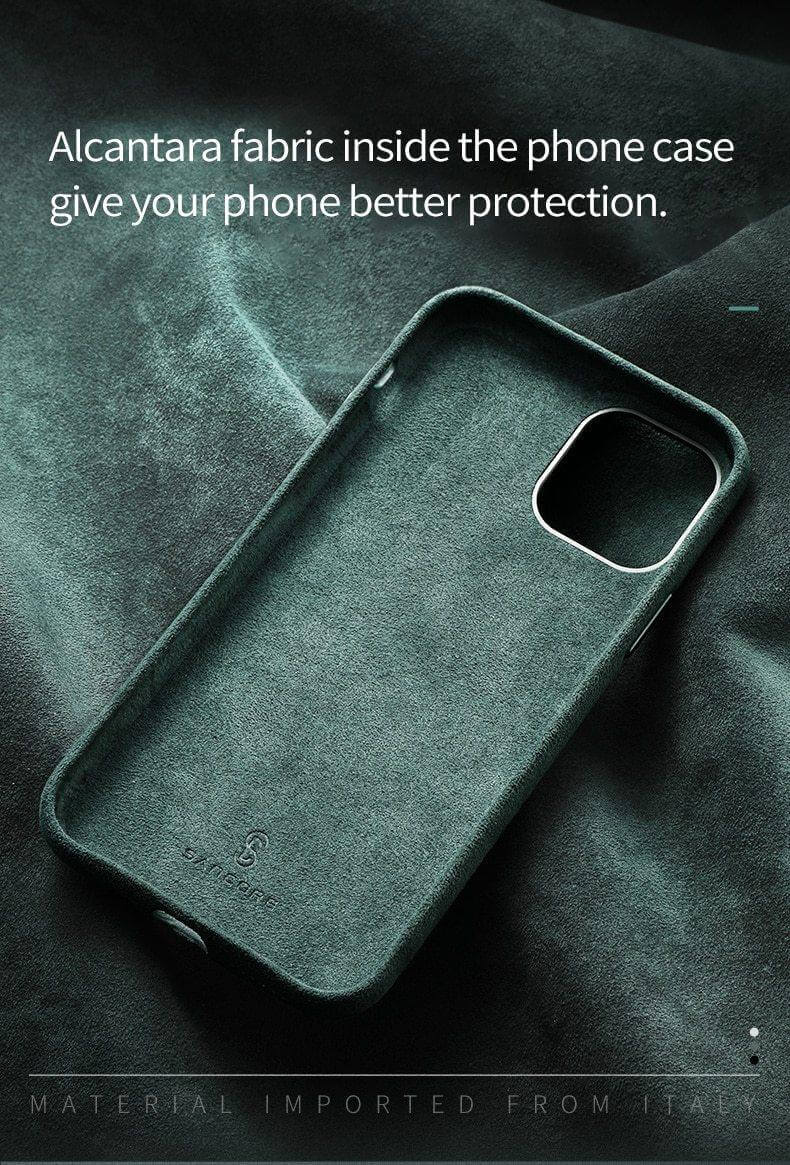 Smartphone Case Soft-Touch Wireless Charging Raised Camera Protection