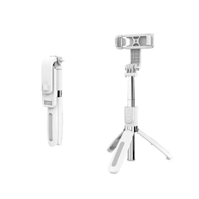 Smartphone Tripod Selfie Stick Bluetooth Remote 360-Degree Rotation