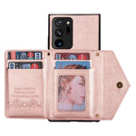 Smartphone Wallet Case PU Leather Wrist Strap
