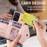 Smartphone Wallet Case PU Leather Wrist Strap