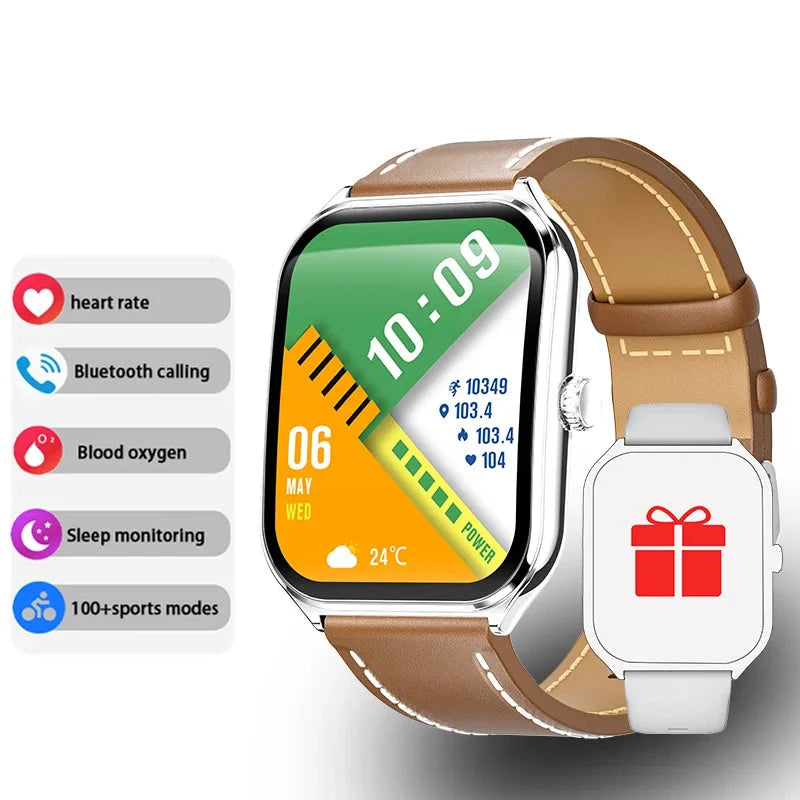 Smartwatch 1.96 Inch AMOLED Heart Rate & Sleep Tracking