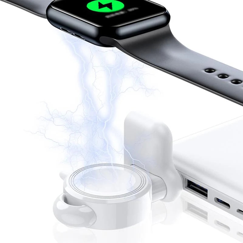 Smartwatch Charger Magnetic Wireless USB-Powered Portable Design