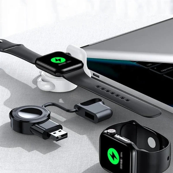 Smartwatch Charger Magnetic Wireless USB-Powered Portable Design