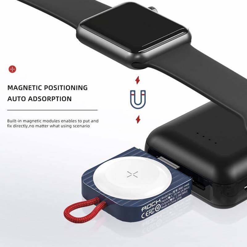 Smartwatch Charging Pad Magnetic Wireless With Indicator