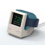 Smartwatch Charging Stand Silicone Retro Computer Design Compact & Portable