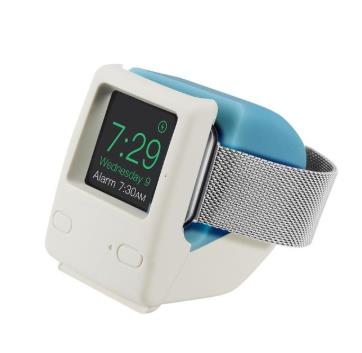 Smartwatch Charging Stand Silicone Retro Computer Design Compact & Portable