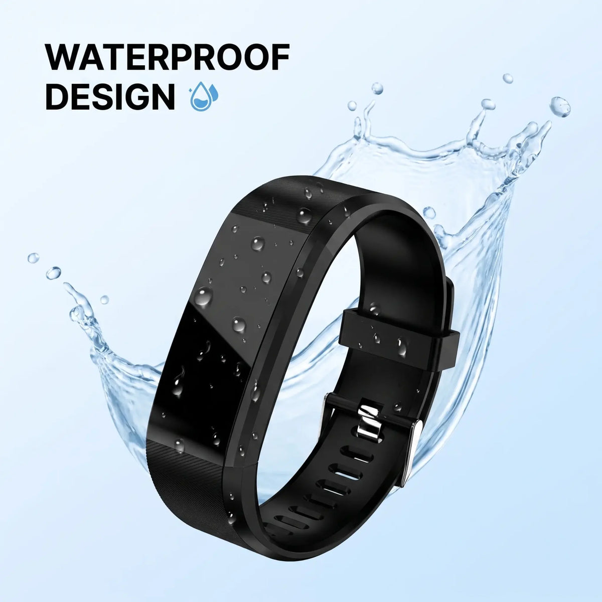 Smartwatch Heart Rate & Blood Pressure Sleep Tracking