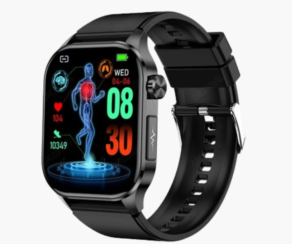 Smartwatch Needle-Free Blood Sugar Tracking App Alerts
