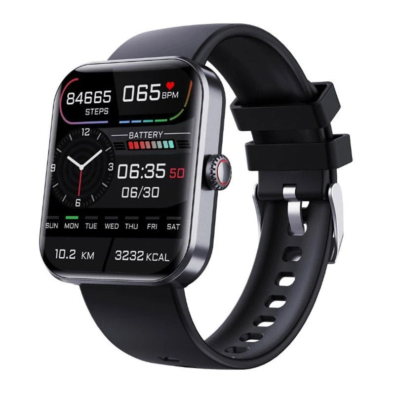 Smartwatch Non-Invasive Glucose Monitoring Heart Rate & Sleep Tracking
