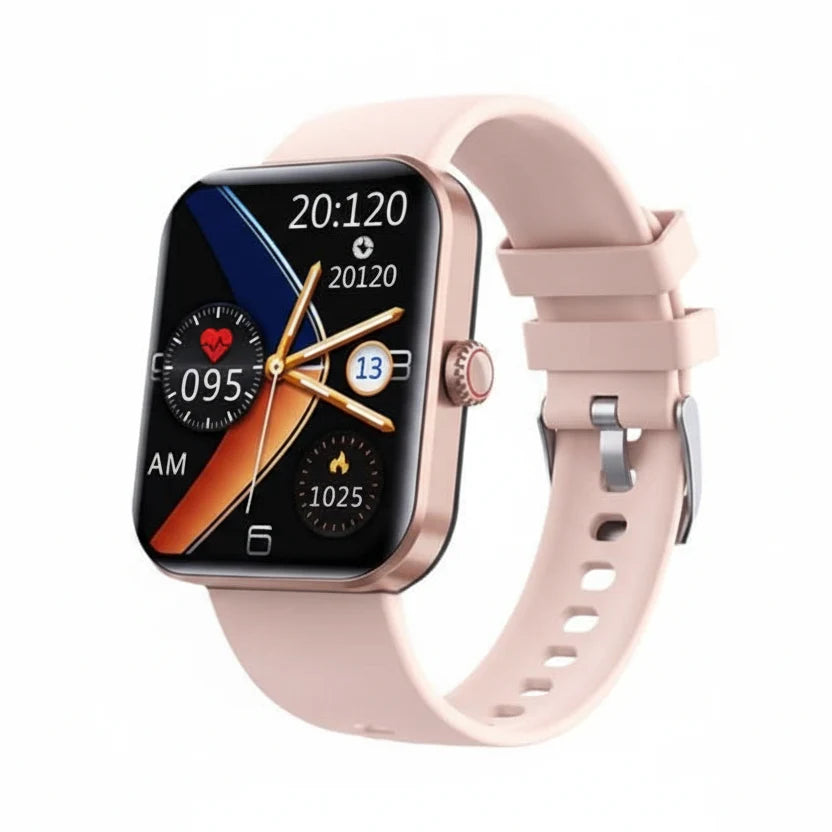 Smartwatch Non-Invasive Glucose Trend Tracking Heart Rate & Sleep Monitoring