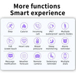 Smartwatch Ultra-Thin Full Touchscreen Waterproof