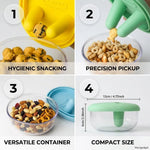 Snack Bowl Silicone One-Press Dispenser