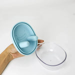 Snack Bowl Silicone One-Press Dispenser