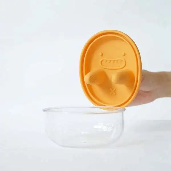Snack Bowl Silicone One-Press Dispenser
