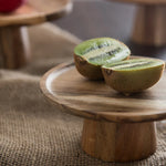 Snack Plate Round Wood Japanese-Inspired Design Five Sizes