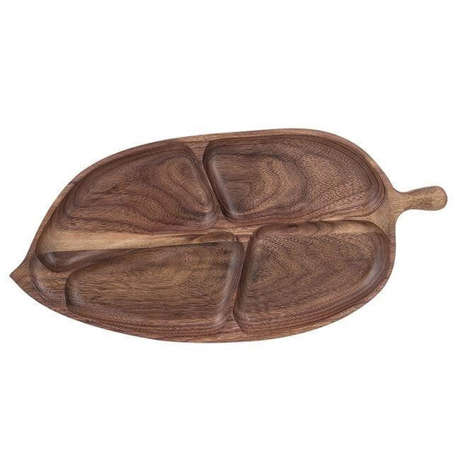 Snack Plates Fish-Shaped Natural Fir Wood
