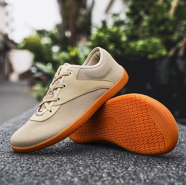 Sneakers Wide Toe Box Flexible Rubber Sole
